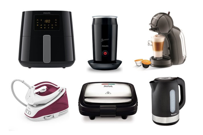 Mixpallet 37 producten (Philips, Tefal, Krups, Black & Decker) Totale Retail: €3.342,58